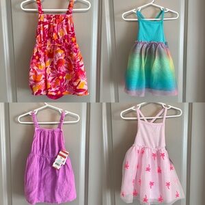 NWT! Lot of 4 12M Dresses from Cat & Jack!